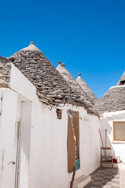 Alberobello Italy Picturesque Village Trulli Stone Houses Built Typical Circular — Stock Photo, Image