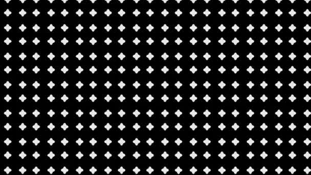 Modèle vidéo graphique 2D qui se déplace vers le bas à droite avec zoom, composé de dessins et de formes aux textures multicolores, au format 4K 16 : 9 