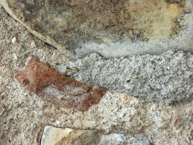 Tipik antik İtalyan evi duvarı.