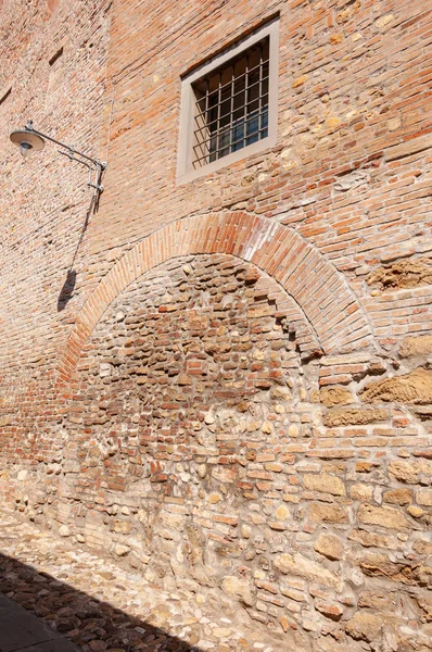 Dozza Italy Ancient Castle Door Detail Inglês Cidade Região Emília — Fotografia de Stock