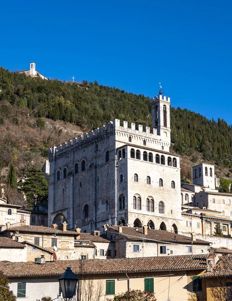 Gubbio Medieval Town Umbria Famous Beauty Area Events Linked San — ストック写真
