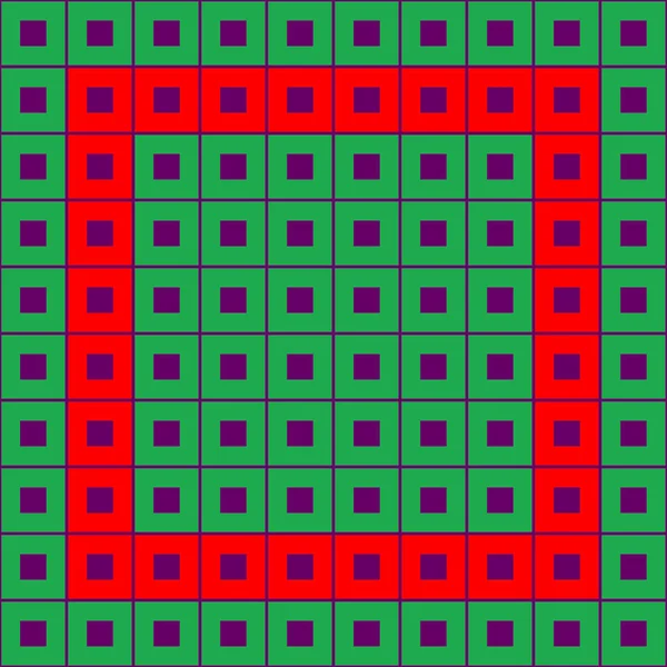 Ilustracja z różnymi kolorami, kwadratowy format wysokiej rozdzielczości — Zdjęcie stockowe