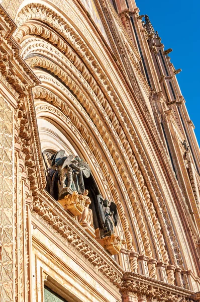 Orvieto Italia Vista Panorámica Catedral Santa Maria Assunta Obra Maestra — Foto de Stock