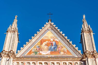 Orvieto, İtalya. Gotik mimarinin bir başyapıtı olan 