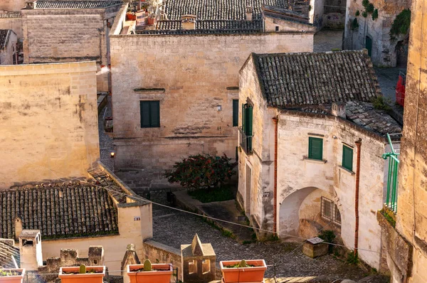 Matera, Culturele Hoofdstad van Europa 2019. Basilicata, Italië. — Stockfoto