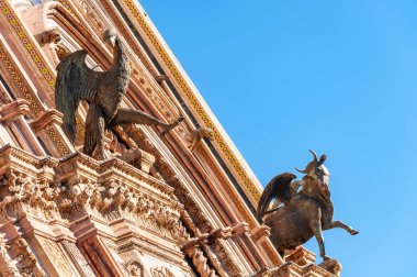 Orvieto, İtalya. Gotik mimarinin bir başyapıtı olan 