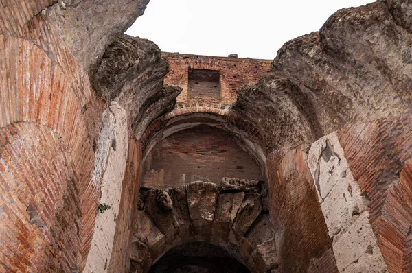 Roma Italia Interior Del Coliseo Famoso Por Sus Espectáculos Con —  Fotos de Stock