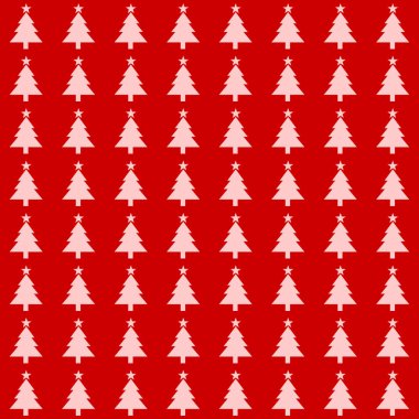 Arka planda yinelenen geometrik şekiller bulunan Noel temalı semboller. Web şablonu, duvar kağıdı, dijital grafikler, ambalaj, nesneler, hediyeler ve sanatsal dekorasyonlar olarak kullanılabilecek Noel desenli tasarım.