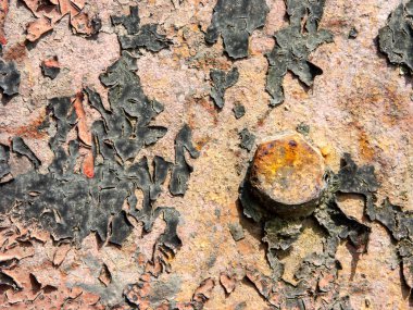 Kırsal evlerin kapılarını ve kapılarını açan demir paneller..