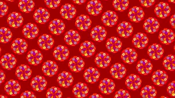 Modèle graphique qui change rapidement de couleur lorsqu'il tourne dans le sens des aiguilles d'une montre, puis dans le sens inverse des aiguilles d'une montre, créant un effet hypnotique et stroboscopique, au format vidéo 16 : 9 .