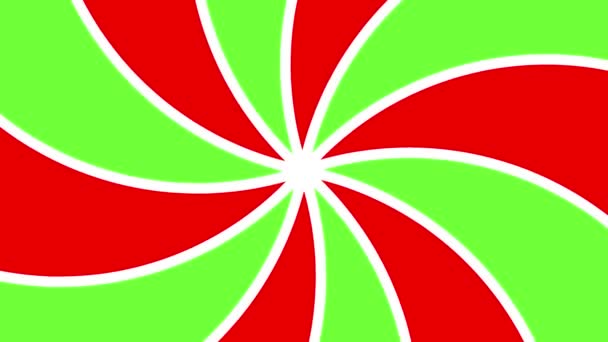 Вентилятор Различных Цветов Форме Круговой Спирали Вращающейся Часовой Стрелке Точкой — стоковое видео