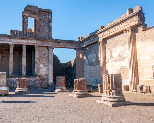 Pompeya Sitio Arqueológico Mejor Conservado Del Mundo Italia —  Fotos de Stock