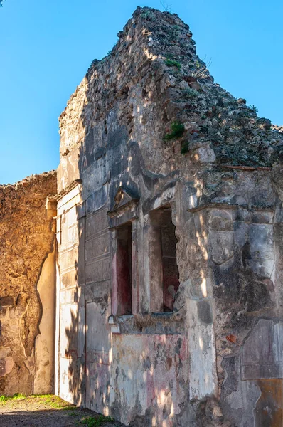 Pompeii Dünyanın Iyi Korunmuş Arkeolojik Alanı Talya — Stok fotoğraf