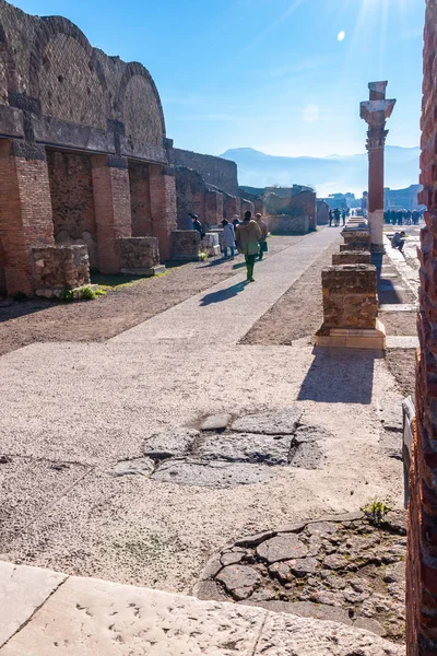 Pompeya Sitio Arqueológico Mejor Conservado Del Mundo Italia —  Fotos de Stock