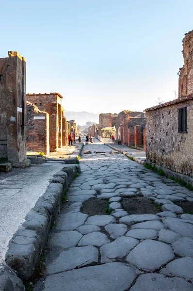 Pompeya Sitio Arqueológico Mejor Conservado Del Mundo Italia —  Fotos de Stock
