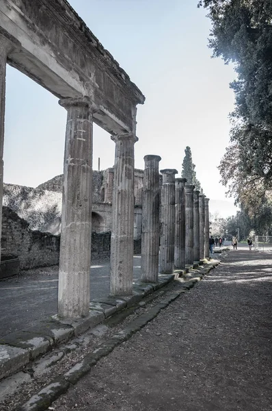 Pompeya Sitio Arqueológico Mejor Conservado Del Mundo Italia —  Fotos de Stock