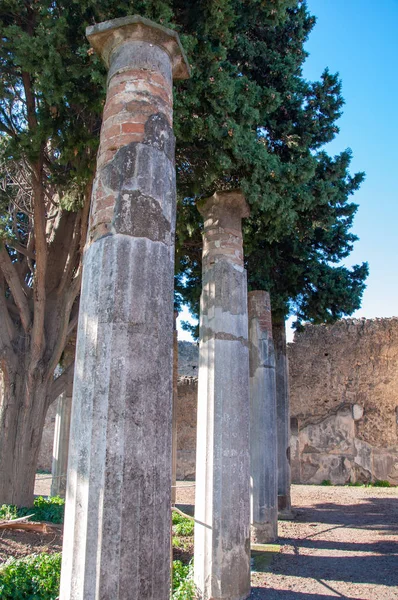 Pompeii Legjobb Megőrzött Régészeti Lelőhely Világon Olaszország — Stock Fotó