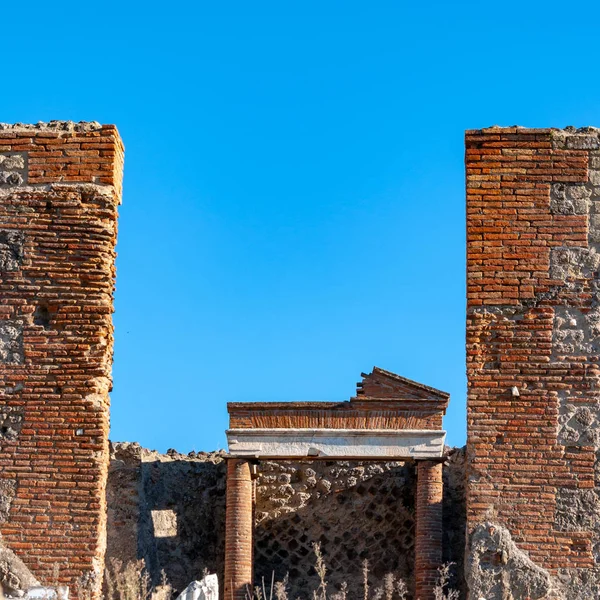 Pompeya Sitio Arqueológico Mejor Conservado Del Mundo Italia —  Fotos de Stock