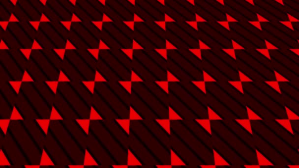 Graphic Video Pattern Tilts Moves Composed Designs Shapes Multicolored Textures — Stock Video