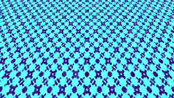 Colorful Graphic Pattern Background Psychedelic Hypnotic Effect Which Moves Inclined — Stock Video
