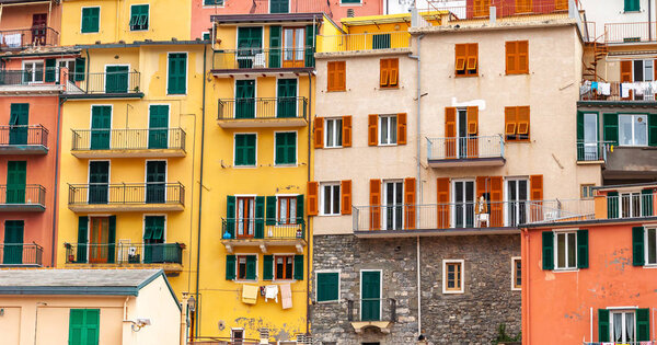 Manarola in the Five Lands, Italy. Splendid seaside and fishing village, a popular international tourist destination for beach holidays and immersed in unspoilt nature.