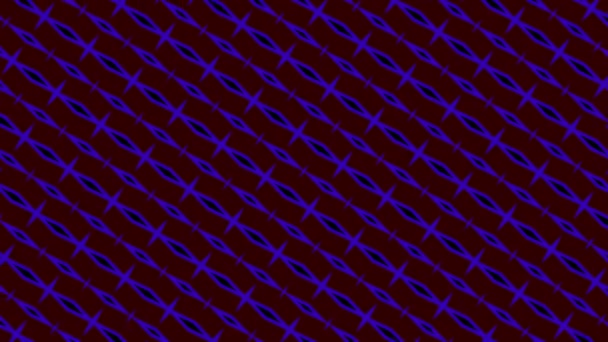 Modèle graphique qui change de couleur au fur et à mesure qu'il tourne à gauche, composé de dessins et de formes aux textures colorées, au format vidéo 16 : 9 .