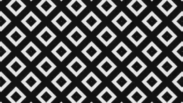 Graphic Pattern Black White Stroboscopic Hypnotic Effect While Increasing Size — Stock Video