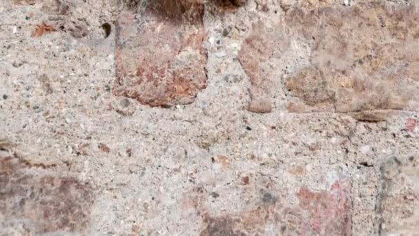 Talya Antik Bir Talyan Evinin Duvarına Takılmış Tipik Bir Kanca — Stok video