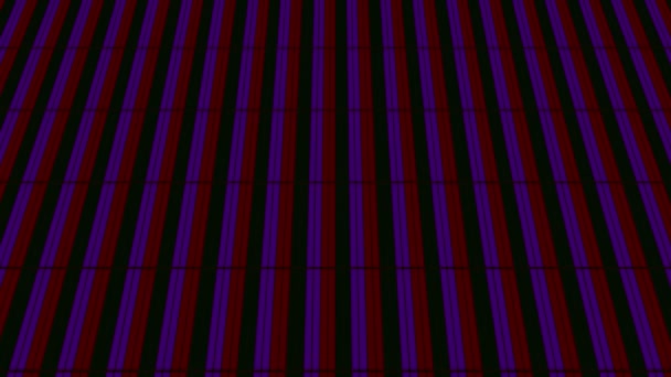 Graphic Video Pattern Tilts Moves Composed Designs Shapes Multicolored Textures — Stock Video