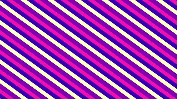 Graphic Pattern Changes Color Rotates Left Composed Drawings Shapes Colorful — Stock Video