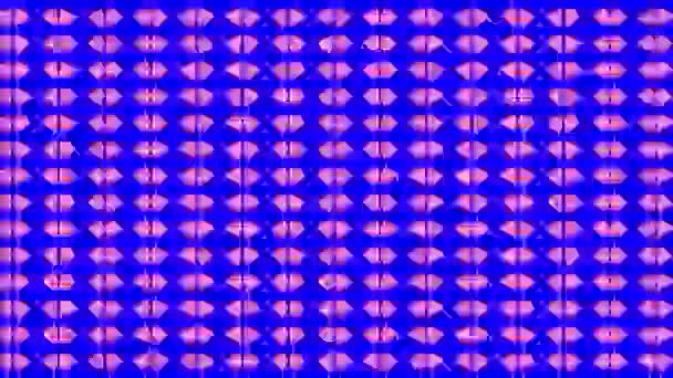 Padrão Gráfico Colorido Com Animação Caleidoscópica Fundo Com Efeito Psicodélico — Vídeo de Stock