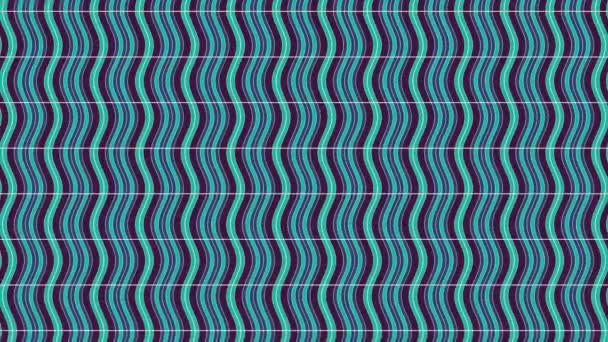 Graphic Video Pattern Vertical Wave Effect Moves Composed Designs Shapes — Stock Video