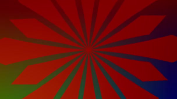 Eventail de type objet circulaire de différentes couleurs qui tourne dans le sens des aiguilles d'une montre, avec point d'ancrage positionné au centre et couvre tout l'arrière-plan .