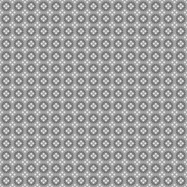 Ilustración Blanco Negro Con Formas Geométricas Repetidas Que Cubren Fondo — Foto de Stock