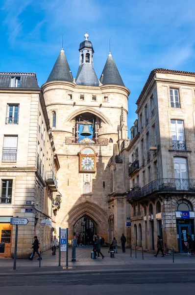 Bordéus França Vista Igreja Saint Eloi Encantadora Cidade Patrimônio Mundial — Fotografia de Stock