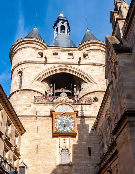Bordéus França Vista Igreja Saint Eloi Encantadora Cidade Patrimônio Mundial — Fotografia de Stock