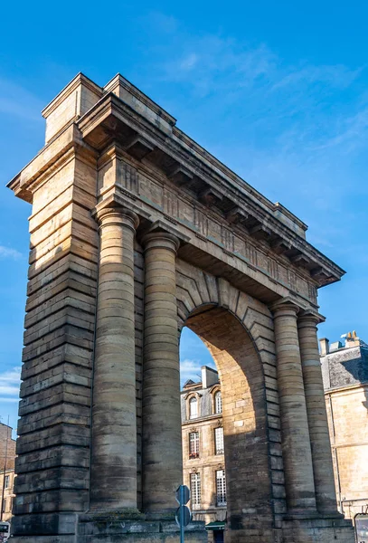 Bordeaux Frankrijk Uitzicht Bourgondische Poort Toegang Tot Het Historische Centrum — Stockfoto