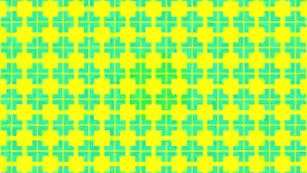 Цветной Графический Узор Фоне Стробоскопическим Гипнотическим Эффектом Круговым Эффектом Перехода — стоковое видео