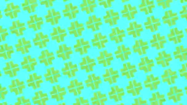 Colorful Graphic Pattern Background Stroboscopic Hypnotic Effect Which Rotates Clockwise — Stock Video