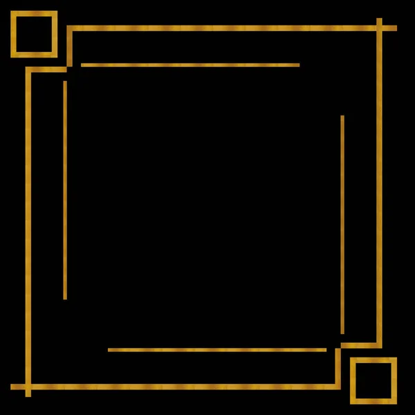 Goldfarbenmuster, quadratisches Format mit hoher Auflösung und Definition. — Stockfoto
