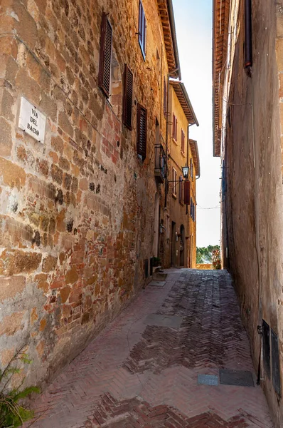 Pienza Toscane Italië Uitzicht Kus Manier Het Historische Centrum Unesco — Stockfoto