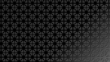 Soyut dokuya göre boyut, açı ve yoğunluk olarak değişen minimal arkaplan üzerinde siyah ve beyaz grafik animasyonu, 16: 9 video biçiminde.