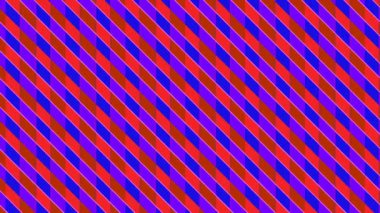 Two sets of color bars that move and oscillate with a hypnotic effect, an anchor point from top left to bottom right corner on the background, made up of different color strips.