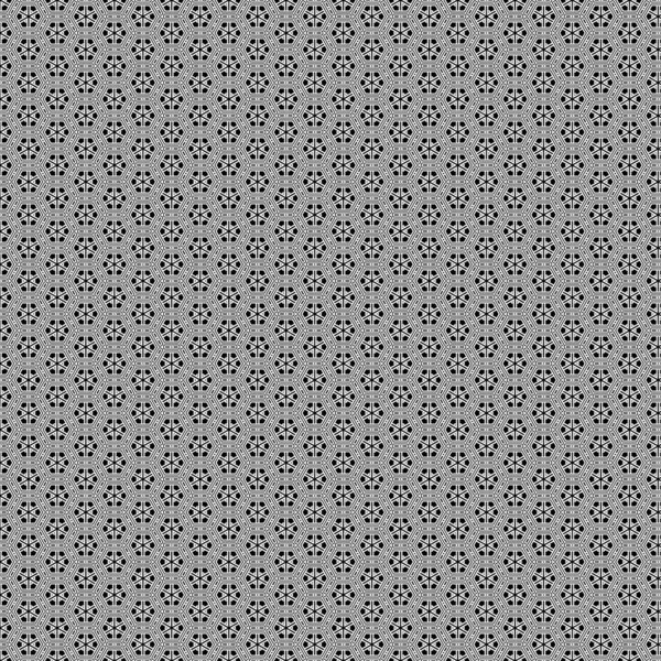 Illustration with repetitive geometric shapes covering the backg