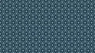 Arkaplanda hareket eden grafiksel desen boyutu artırıyor, çizimler ve renkli şekillerden oluşuyor.