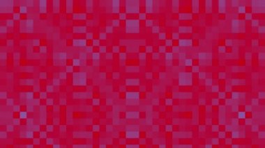 Abstract animation in black and white on a minimal background, with colored mosaic effect, which varies in size, angle and intensity, in 16: 9 video format