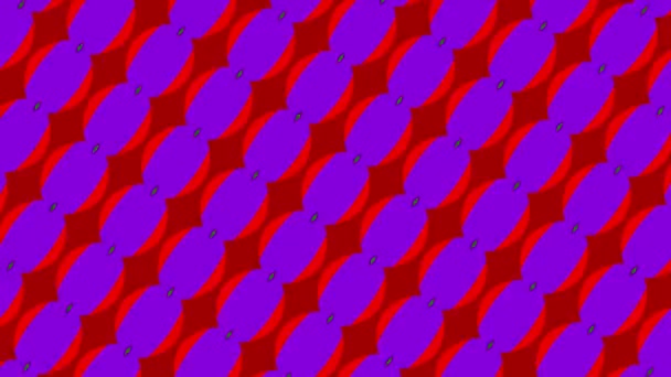 Modèle graphique qui change rapidement de couleur lorsqu'il tourne dans le sens des aiguilles d'une montre, puis dans le sens inverse des aiguilles d'une montre, créant un effet hypnotique et stroboscopique, au format vidéo 16 : 9 .