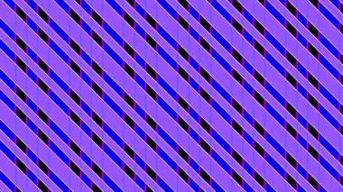 Two sets of color bars that move and oscillate with a hypnotic effect, an anchor point from top left to bottom right corner on the background, made up of different color strips.