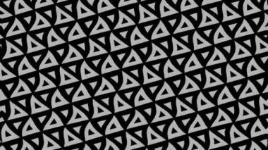 Abstract black and white animation on minimal background with wave effect, which varies in size, angle and intensity with abstract texture, in 16: 9 video format