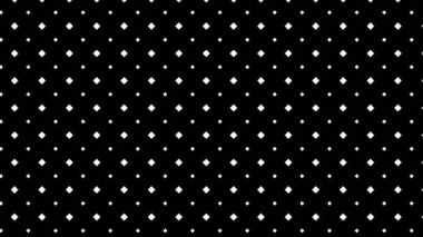 Arkaplanda hareket eden, çizimler ve renkli şekillerden oluşan boyutu artıran siyah beyaz grafiksel motif.